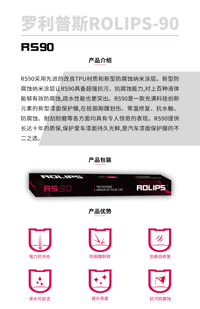 罗利普斯RS90隐形车衣