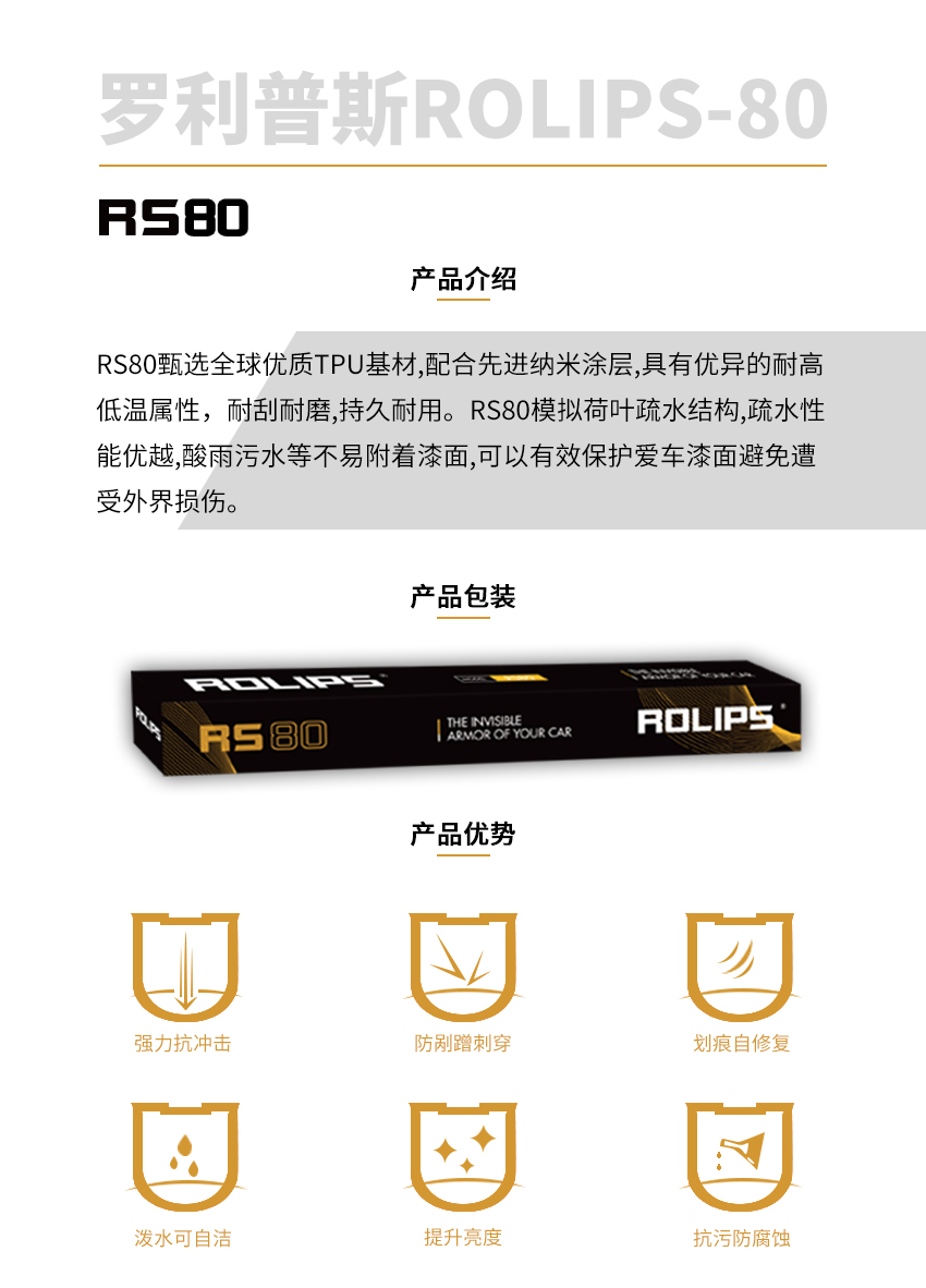 罗利普斯RS80隐形车衣
