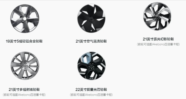 极氪001这款车有几种轮毂可供选择